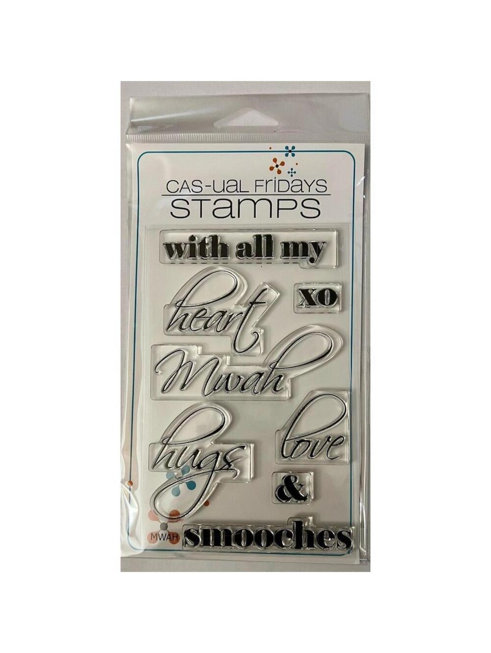 CAS-ual Fridays Affection Cling Stamp Set Photopolymer Card Making